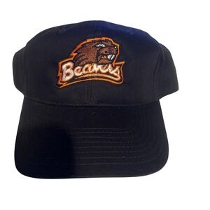 Black Embroidered OSU Beavers Baseball Cap | One Size OS